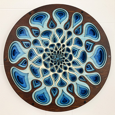 Waves of Joy in Blue #3